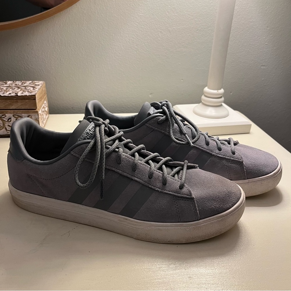 Men’s Adidas Ortholite Float “On Grey” Canvas Sneakers